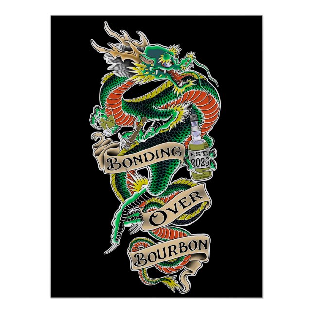 Poster Matt Tunzi x Bonification sur Bourbon (Devant)