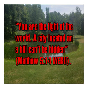 Poster Matthieu 5:14 WEBU