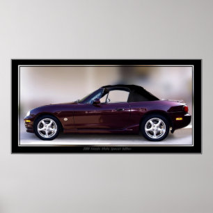 POSTER MAZDA MIATA, ÉDITION SPÉCIALE 2000