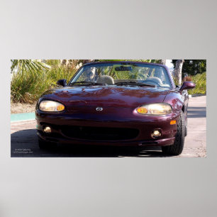 POSTER MAZDA MIATA, ÉDITION SPÉCIALE 2000