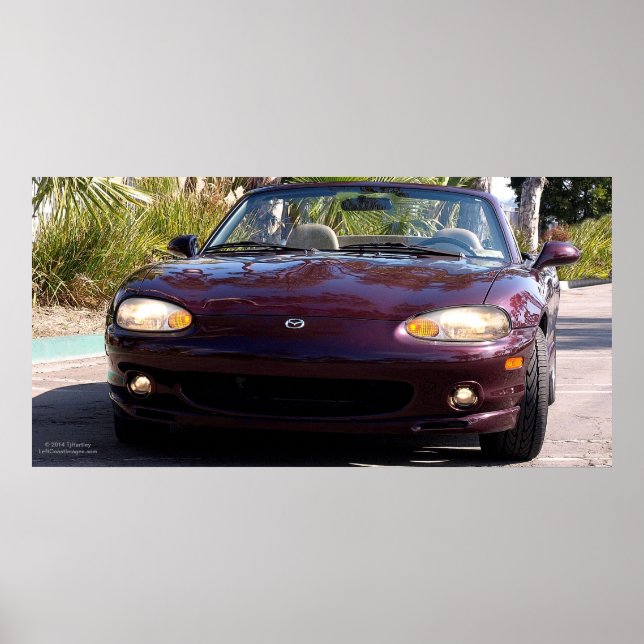 POSTER MAZDA MIATA, ÉDITION SPÉCIALE 2000 (Devant)