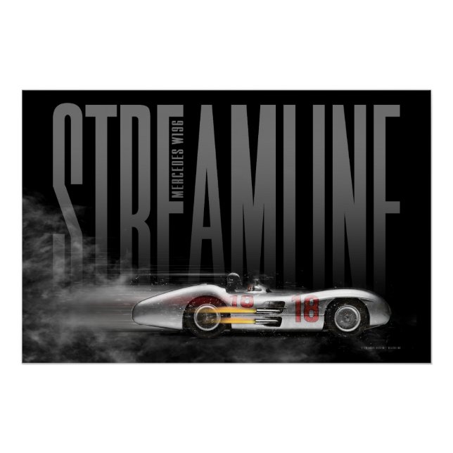 Poster MB W196 Streamline (Devant)