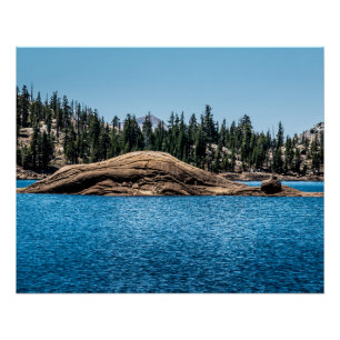 Poster Meadow Lake Rock Island Glossy