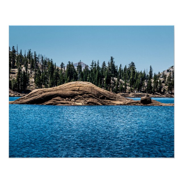 Poster Meadow Lake Rock Island Glossy (Devant)