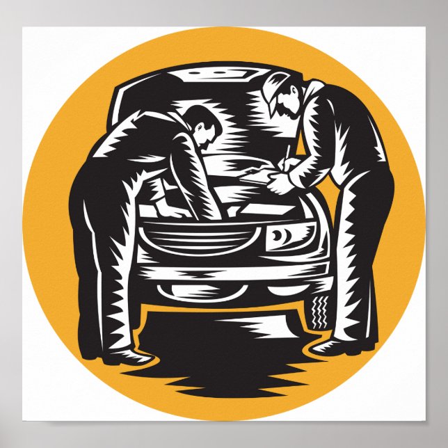 Poster Mécanique (Devant)