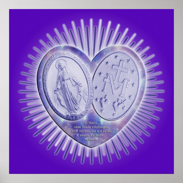 Poster Medaille (médaille miraculeuse) / merveilleuse méd (Devant)