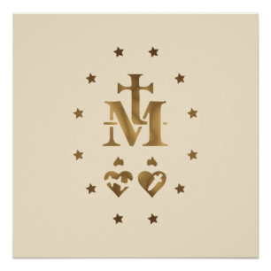 Poster Médaille miraculeuse, Médaille de Notre-Dame de la