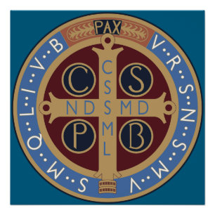 Poster Médaille Saint Benoît