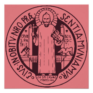 Poster Médaille Saint Benoît