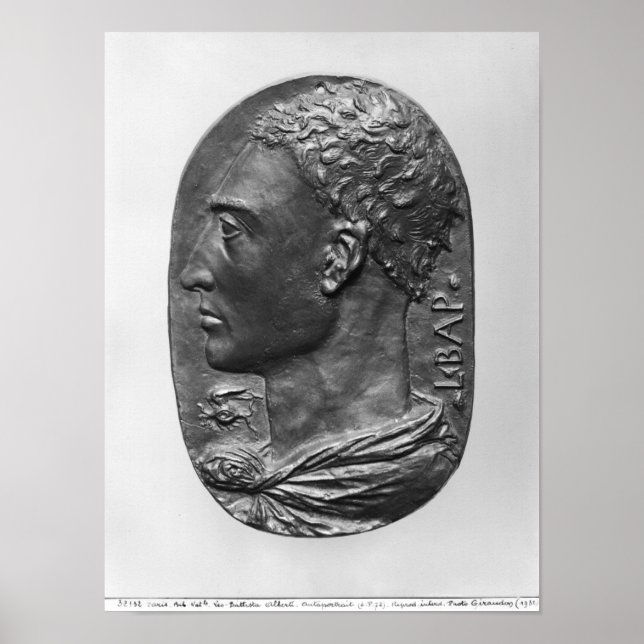 Poster Medallion Autoportrait (Devant)