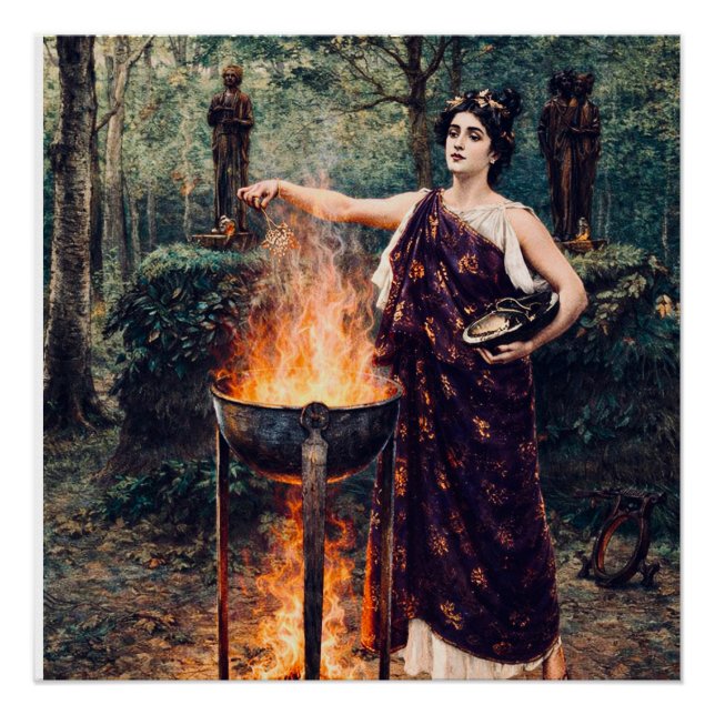 Poster Medea préparant son philtre –  (Devant)