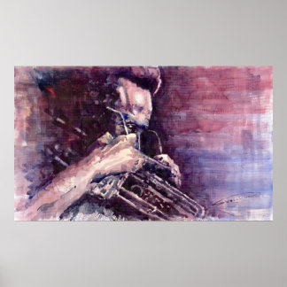 Poster Méditation de Jazz Miles Davis