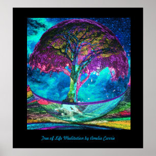 Poster Méditation de l'arbre de vie