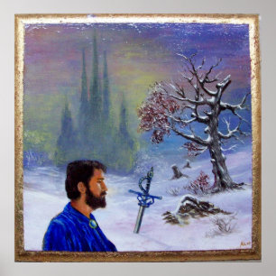 POSTER MÉDITATION D'UN CHEVALIER