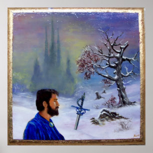 POSTER MÉDITATION D'UN CHEVALIER