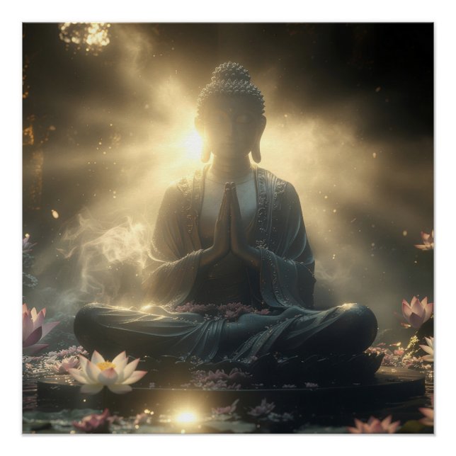 POSTER MÉDITATION - YOGA - CARPE DIEM (Devant)