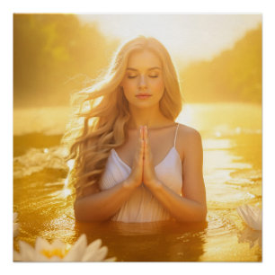 POSTER MÉDITATION - YOGA - CARPE DIEM
