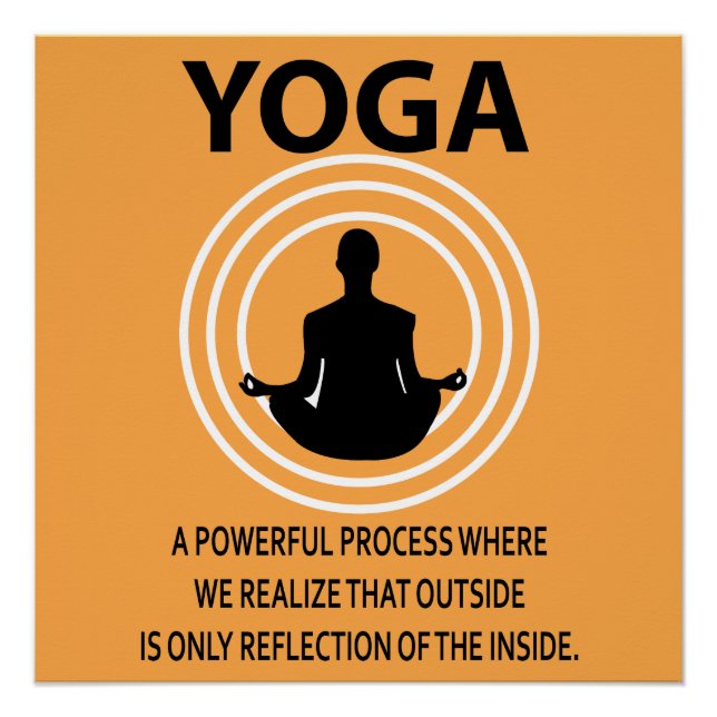 Poster Méditation yoga Yoga (Devant)