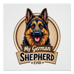 Poster Meilleur Ami Pour Toujours Mon Shepherd Allemand V