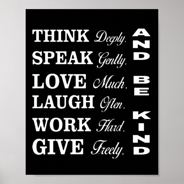 Poster meilleur comportement humain (Devant)