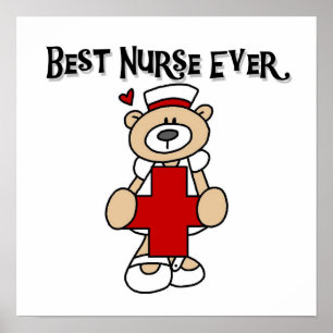 Poster Meilleur T-shirts et cadeaux de Nurse Ever