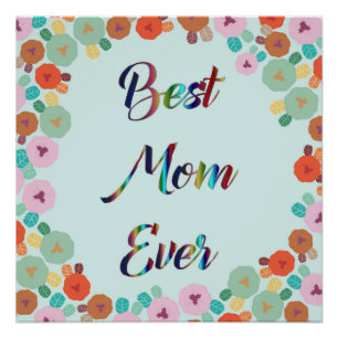 POSTER MEILLEURE MOM JAMAIS