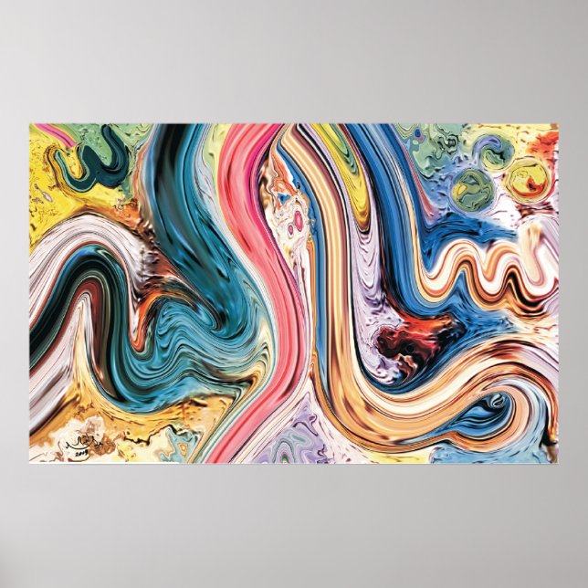 Poster Meilleures peintures islamiques et vecteur (Devant)