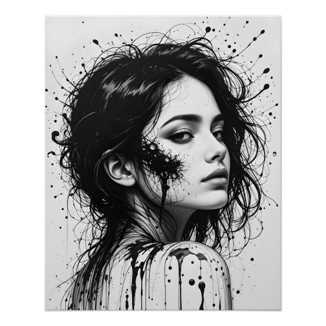 Poster Mélange de Portrait (Devant)