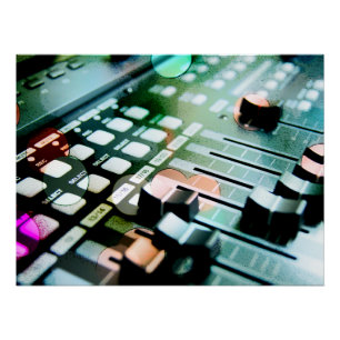 Poster Mélangeur de musique magique