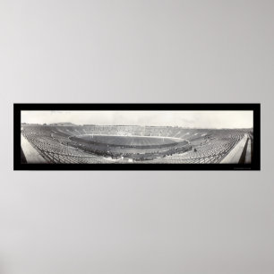 Poster Mêlée à la photo 1914 de cuvette de Yale