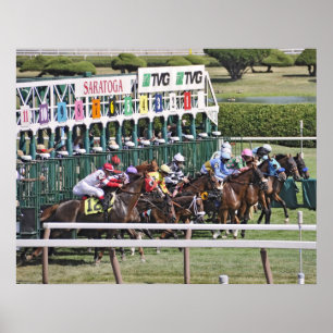 Poster Mellon Turf - Course de course Saratoga