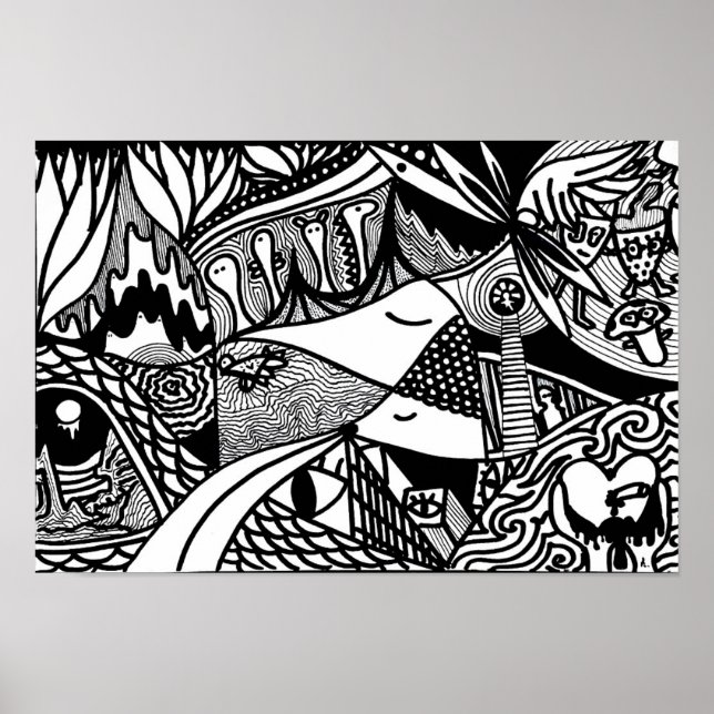 Poster "MELTDOWN" (Devant)