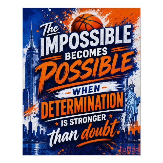 POSTER MÊME L'IMPOSSIBLE DEVIENT POSSIBLE  (Devant)