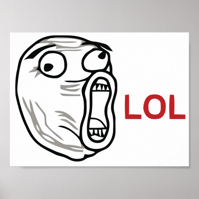 Poster Mème LOL (Devant)