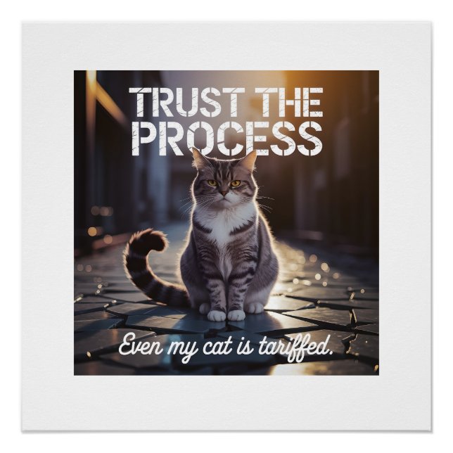 Poster Même mon chat est tarifé - Faites confiance au pro (Devant)