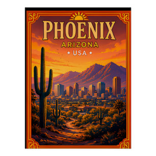 Poster 🌵 Mémoire de vacances dans le désert de Phoenix A