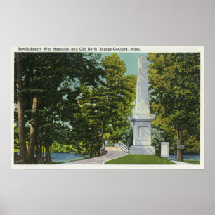 Poster Mémorial de guerre révolutionnaire, vieux pont du