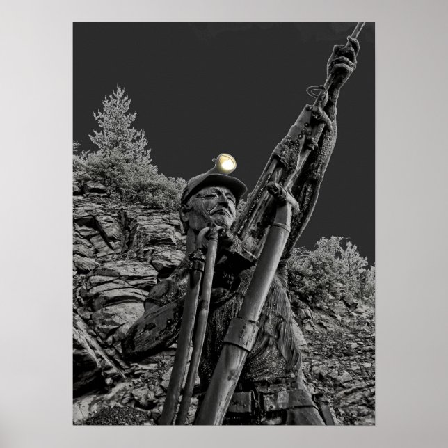 Poster Mémorial de la mine d'argent Sunshine - Kellogg Id (Devant)