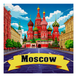Poster 🧲 Mémorial de l'explorateur de Moscou Russie