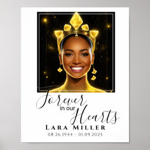 Poster Memorial Forever In Our Hearts