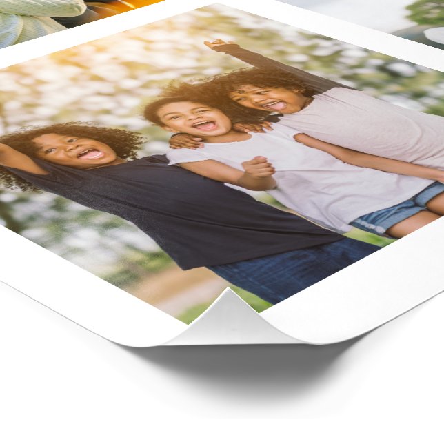 Poster Memories in Motion : personnalisable 16 Photo Coll (Coin)