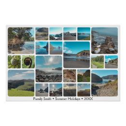 Poster Memory Great Trip, un Collage de photos Instagram 