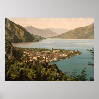Poster Menaggio III, Lac de Côme, Lombardie, Italie