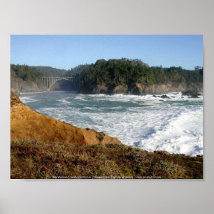 Poster Mendocino Coast, Californie