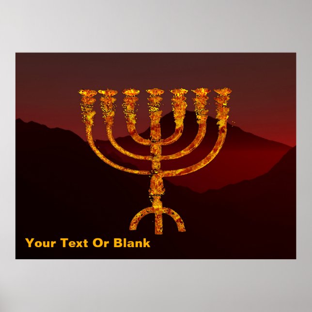 Poster Menorah de Moshe (Devant)