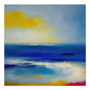 Poster Mer Abstraite 04