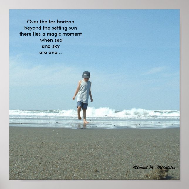 Poster Mer et ciel (Devant)