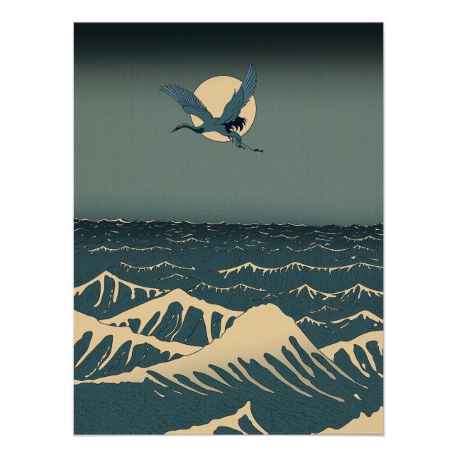 Poster Mer japonaise (Devant)