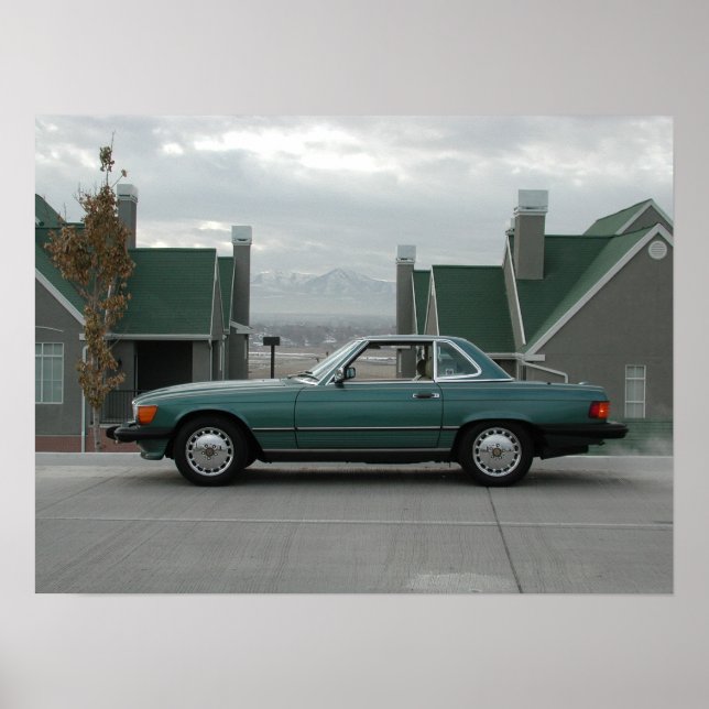 Poster Mercedes-Benz 560 SL (Devant)