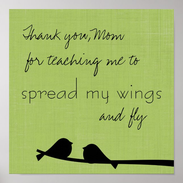 Poster Merci Maman Imprimer (Devant)